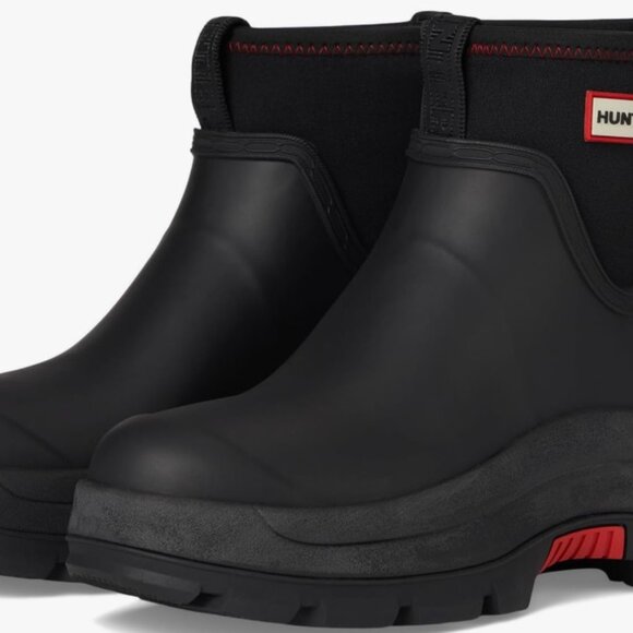 HUNTER Eloise Womens  Rain Boot NEW Black size 7 - Picture 2 of 4